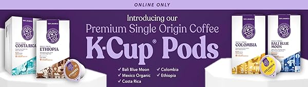 THE COFFEE BEAN & TEA LEAF ETHIOPIA SINGLE ORIGIN COFFEE K-CUPS (LIGHT ROAST, 10CT)