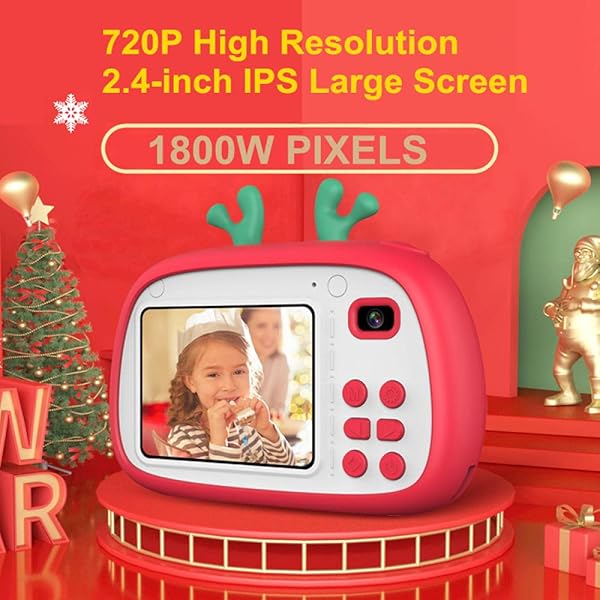 ChildrenS Camera Kids Camera Child Camera 1800W Pixels Front And Rear Dual Camera High Definition Digital Christmas Limited Edition Children Mini Cute Cartoon Camera Christmas Children With 32G Tf Ca