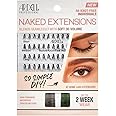 Ardell Naked Eyelash Extensions Kit, Knot-free Individual Lashes for Volume & Length, DIY Lash Clusters, 56 Lashes, 1 Pack