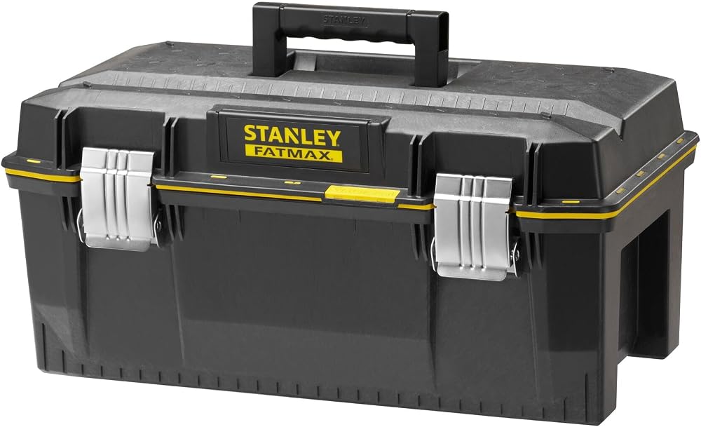 STANLEY FATMAX Waterproof Toolbox 32L Tote Tray with Heavy Duty Latch