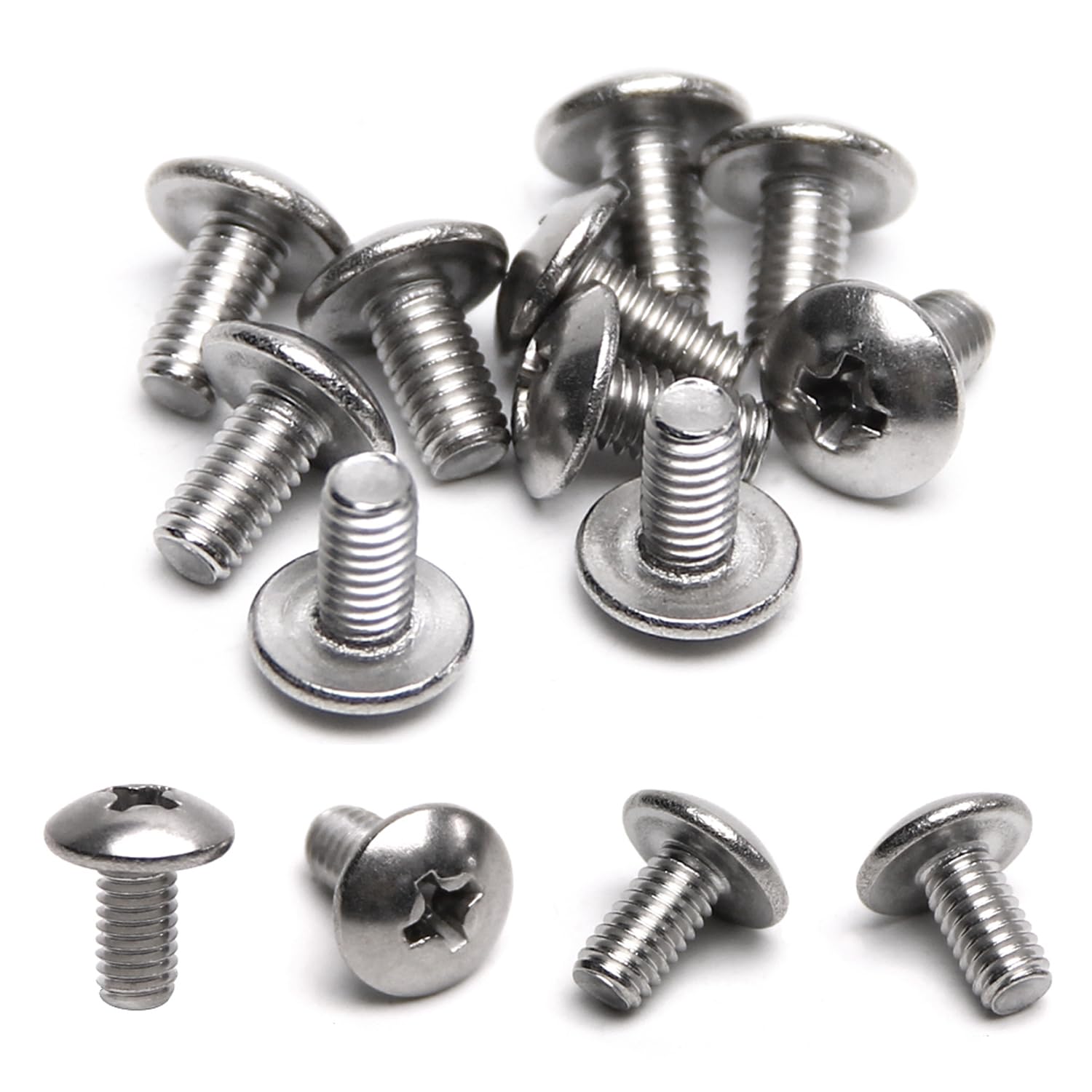 MroMax 30Pcs M4 x 5mm Truss Head Phillips Machine