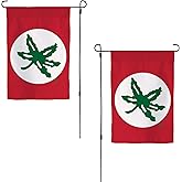 Desert Cactus The Ohio State University TOSU Garden Flag – 19 x 12 inch Ohio State Buckeyes Banner, For Outdoor Display and Events (Design K)