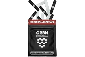 CRBN Pickleball - Tungsten and Lead Tape for Pickleball Paddles - Paddle Weights - Enhance Paddle Stability & Expand Sweet Spot