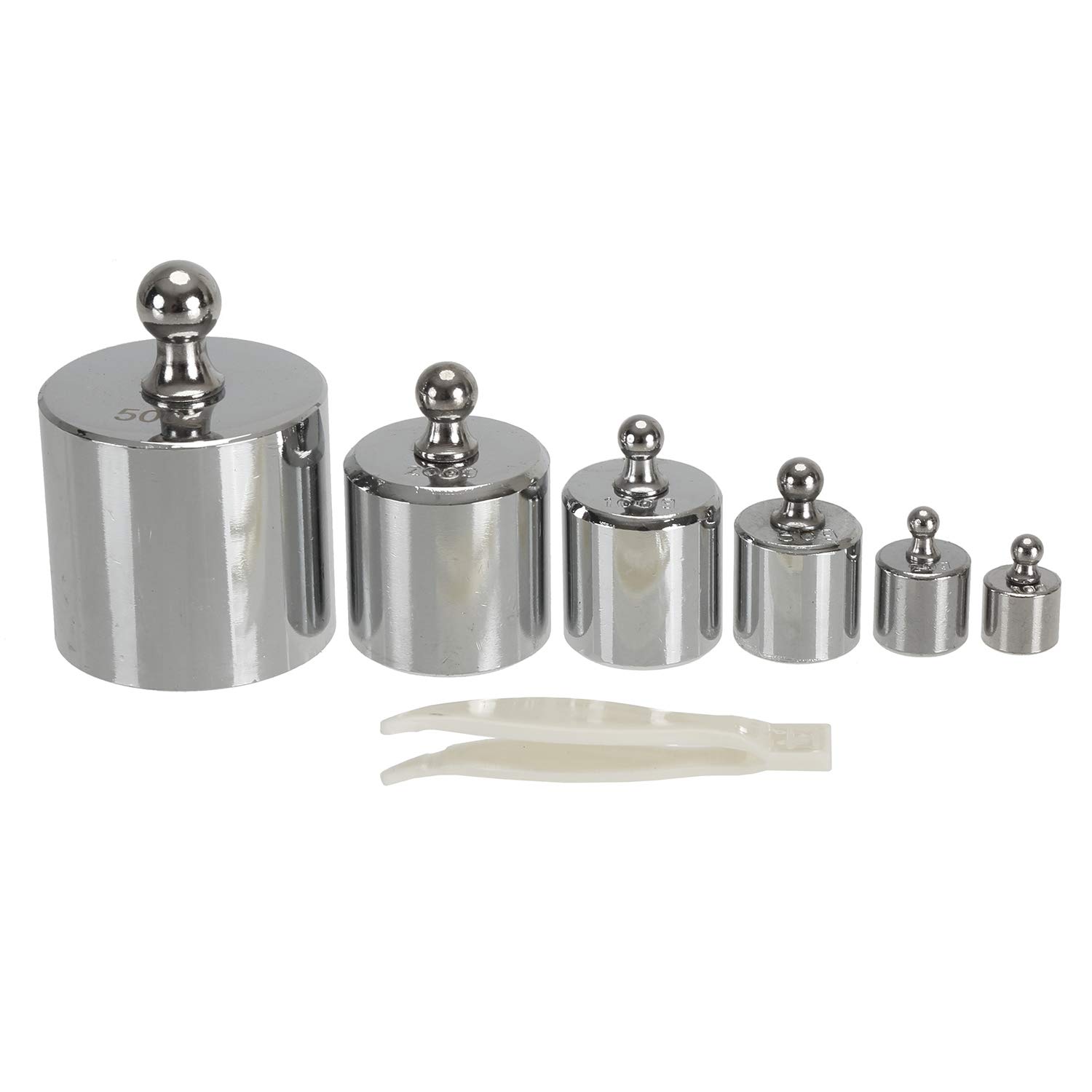 Bekith 8PCS 1000g Calibration Weights, Gram Precision Steel Scale