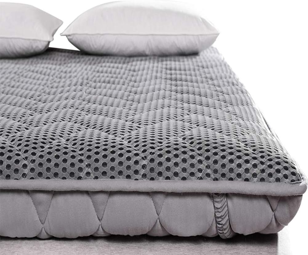 Mesh Foldable Roll Up Mattress Quilted Japanese Floor Futon