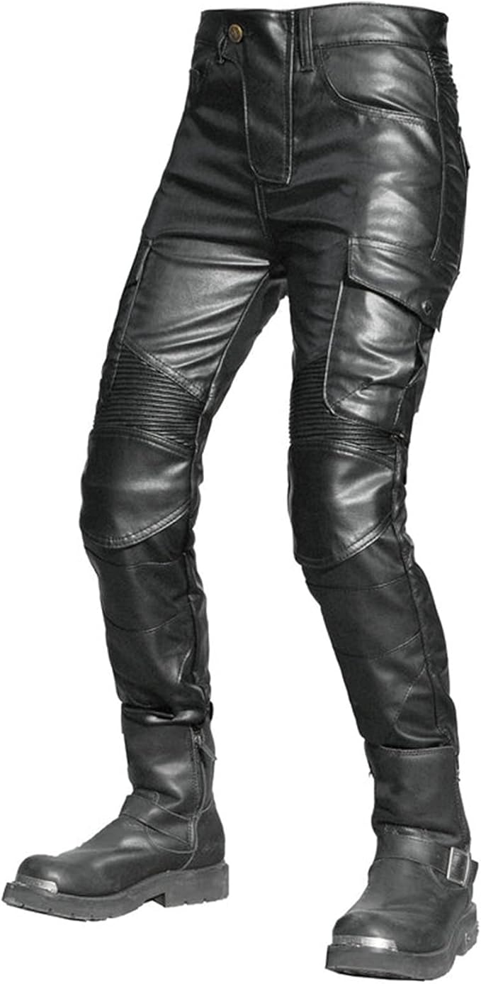 YXYECEIPENO Waterproof Motorcycle Pants Women's Motorcycle Leather