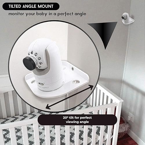 Baby Monitor Shelf Mount for Hello Baby Corner Camera Shelf