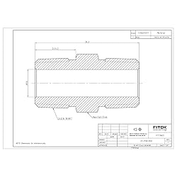 FITOK 316 Stainless Steel Pipe Fitting Hex Nipple