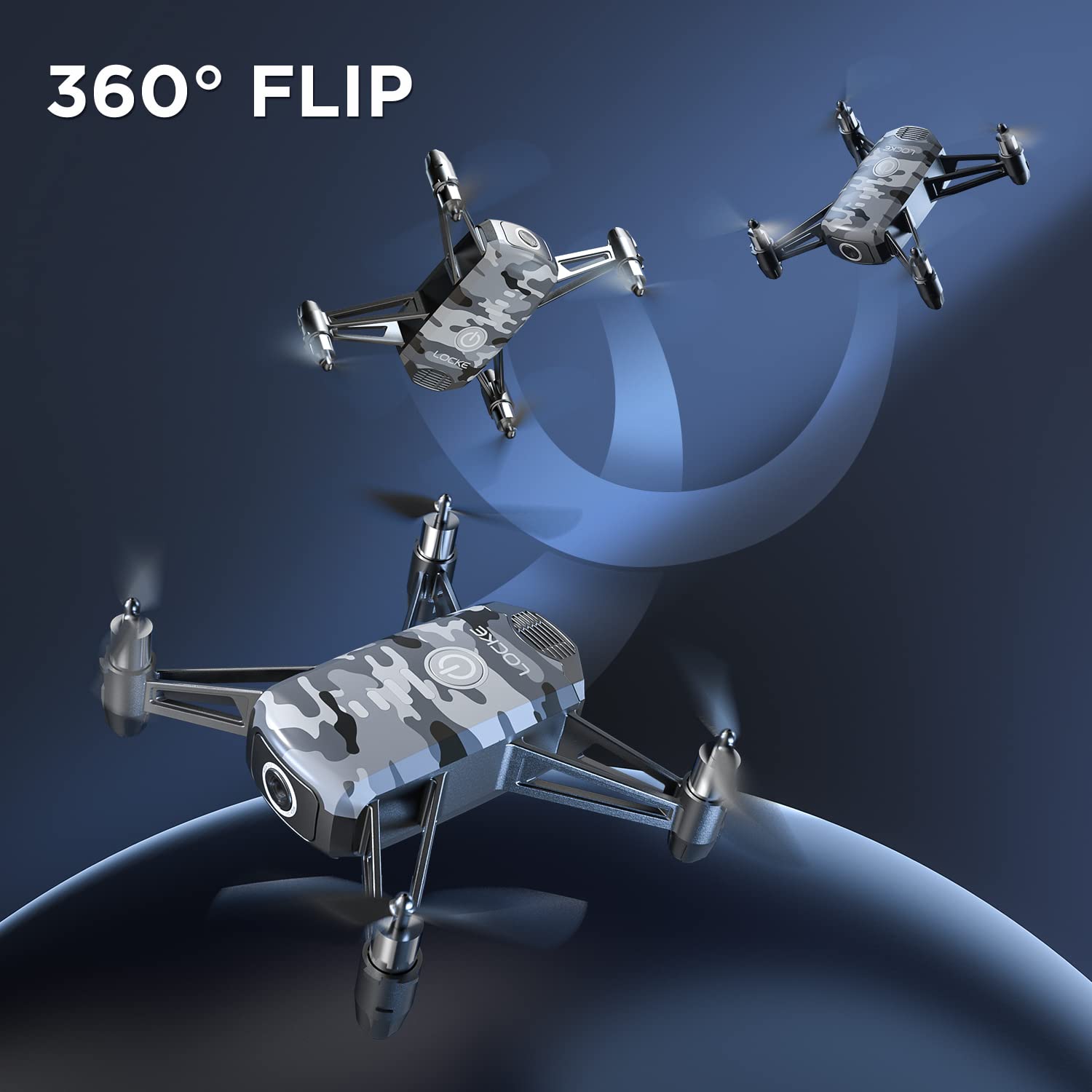 HR DRONE para niños con cámara FPV HD de 1080p, mini quadcopter para ...