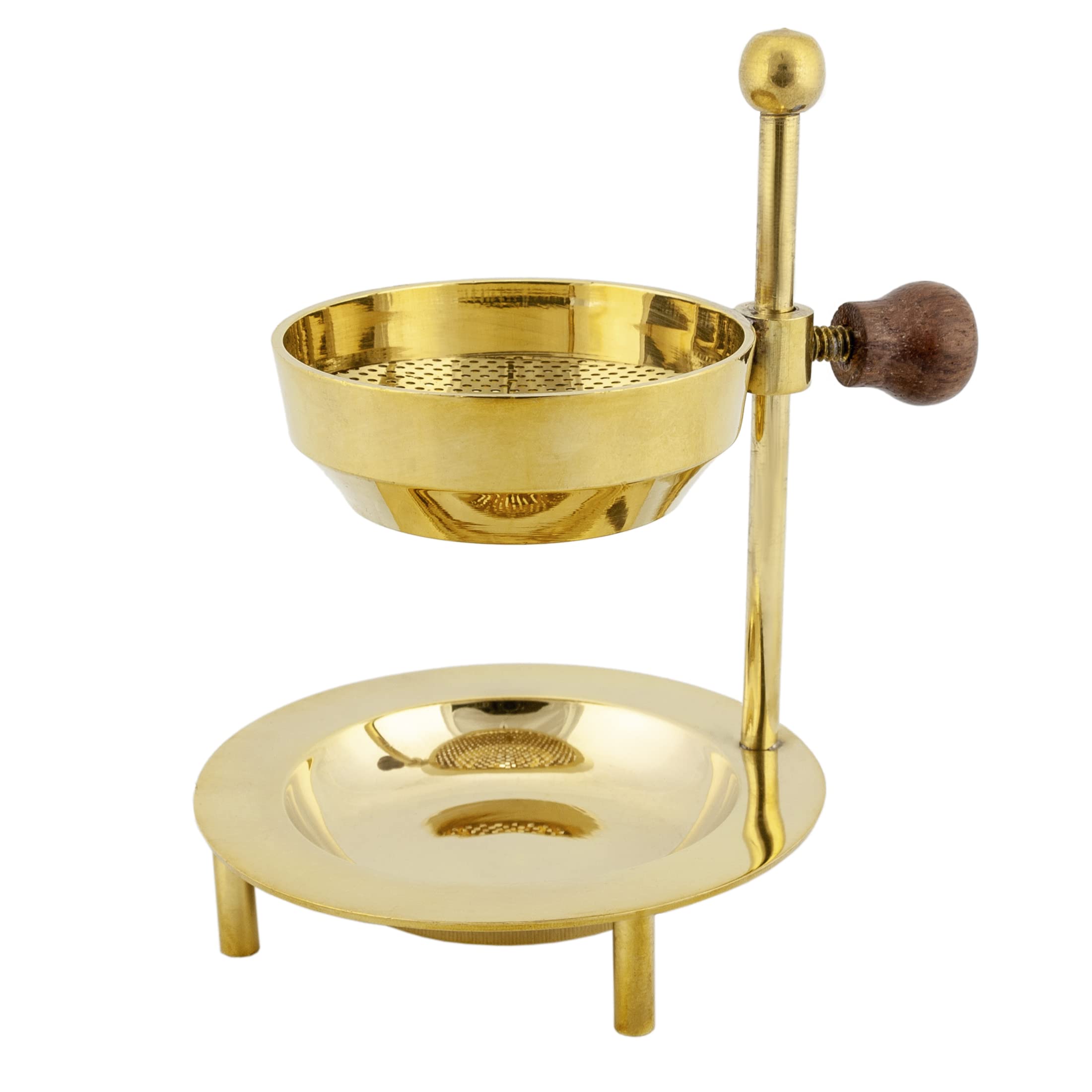 NKLaus censer with sieve brass gold adjustable incense burner incense burner 2196