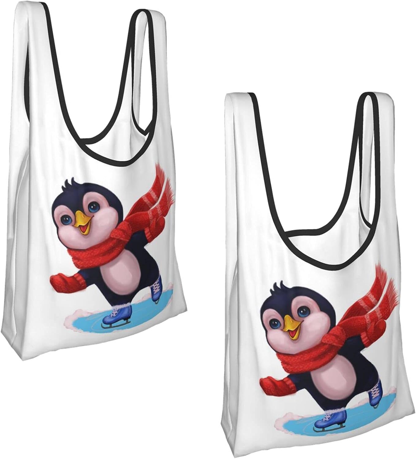 Niedliche kleine Pinguin-Einkaufstüten, wiederverwendbar