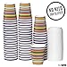Ilyapa 50 Pack - 12 oz Disposable Coffee Cups with Lids - To Go Hot Coffee Cup, Insulated & Recyclable Striped Multicolor Ripple Paper Travel Cups