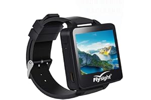 Flysight 5.8Ghz FPV Watch Racing Band 48Channel Receiver Mini Wearable Screen Monitor Watch with Raceband HD 2 Inch Real-IME Video Display for RC Drones Compatible with Bos200RC Gteng Watch