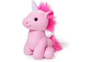 Little Jupiter Plush Unicorn 7.5'' - Stuffed Animal for Girls - Unicorn Stuffy - Easter & Christmas Gift - Pink