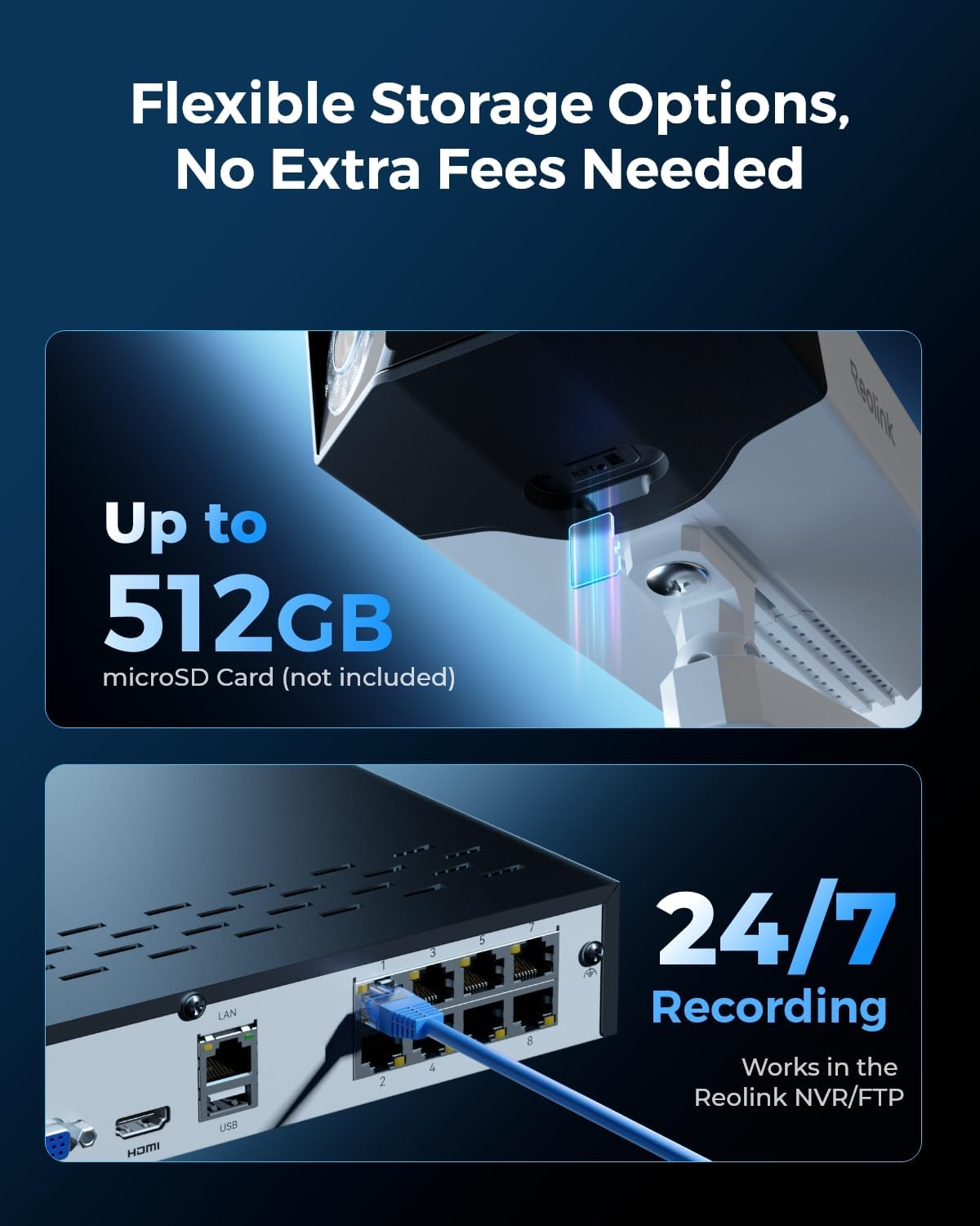 REOLINK Duo 3 PoE 16MP UHD Dual-Lens PoE Security Camera with 180° Panoramic View, Motion Track, F1.6 Color Night Vision, Person/Vehicle/Animal Detection, 2 Way Talk, Supports 24/7 Recording