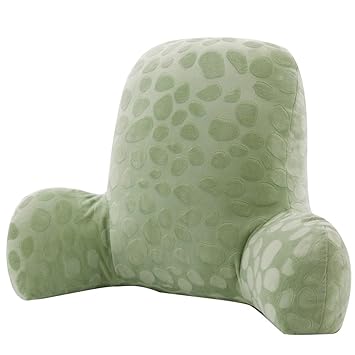 Amazon Com Ozzptuu Embossed Plush Bed Rest Reading Pillow With