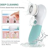 TOUCHBeauty Electric Facial Cleansing Brush 3 Heads 2 Speeds Deep Exfoliating view 3