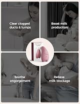 Momcozy A1 Pro Lactation Massager Deep Vibration and Heating view 6