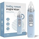 X-Bosak Nasal Aspirator for Baby, Electric Nose Sucker for Baby, Snot Sucker with 5 Levels Suction, Soothing Light & Nursery 