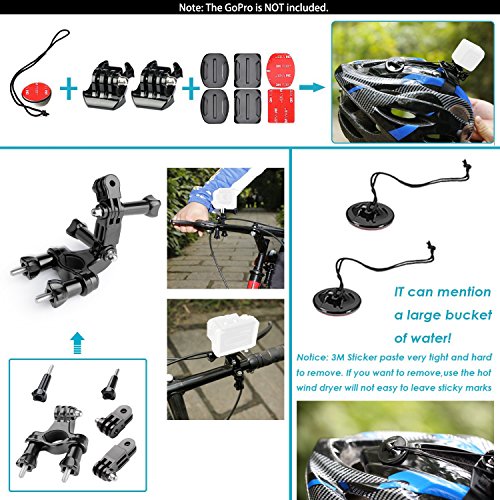image for Neewer 50-in-1 Action Camera Accessory Kit with Battery Charger Set (3