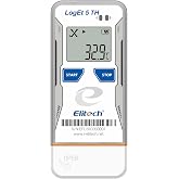 Elitech USB Digital Temperature Humidity Data Logger FDA Standards LogEt5TH | Shadow Data Reusable Recorder 32000 Points, Auto PDF/CSV Report, for Windows/MacOS, Refrigerator Thermometer, -22~158&deg;F