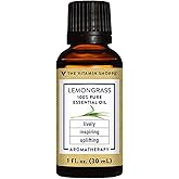 Lemongrass - 100% Pure Essential Oil - Lively, Inspiring, & Uplifting Aromatherapy (1 fl. oz.)