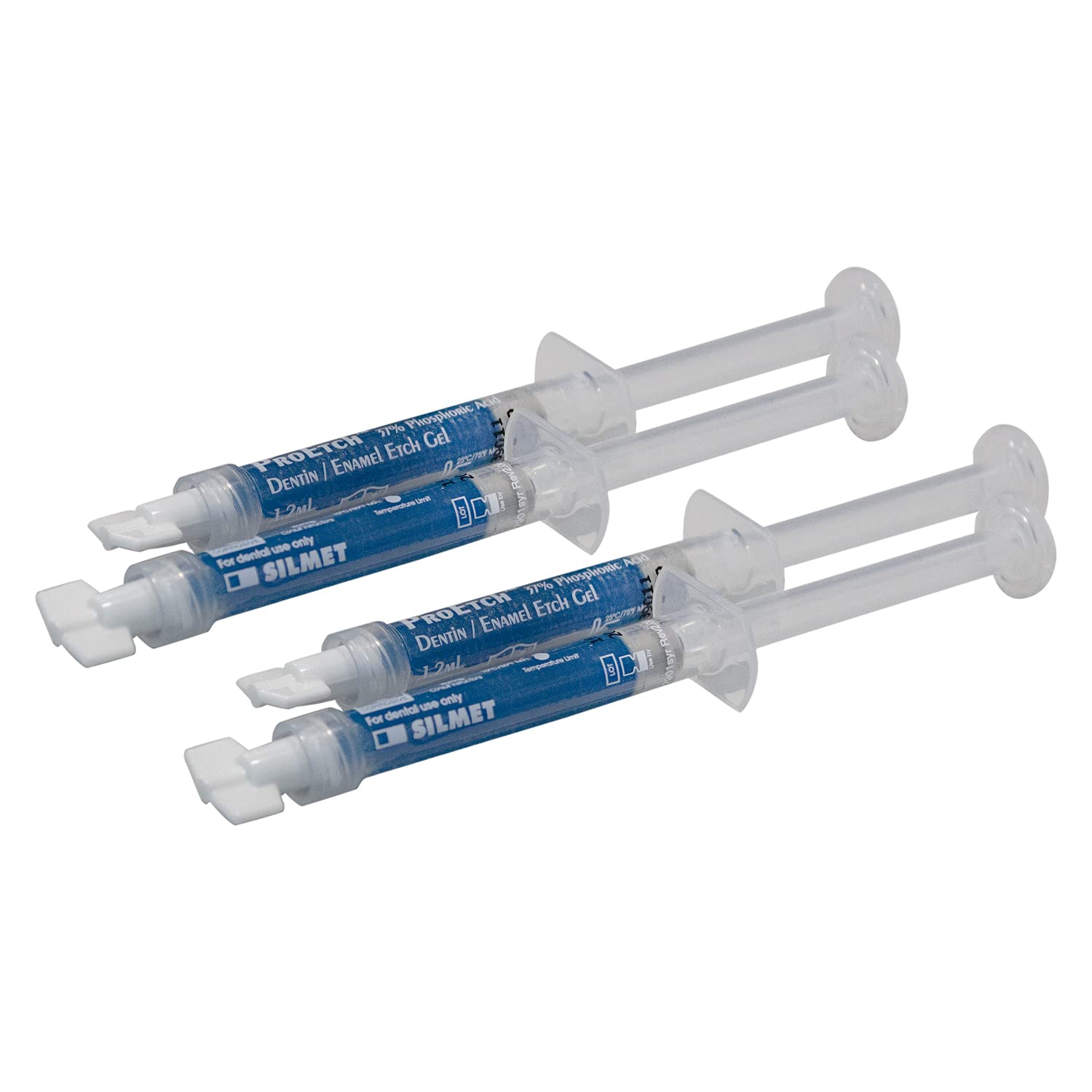 Dental Phosphoric Acid Gel Etch Contains 4 of 1.2g Syringes and delivery Tips