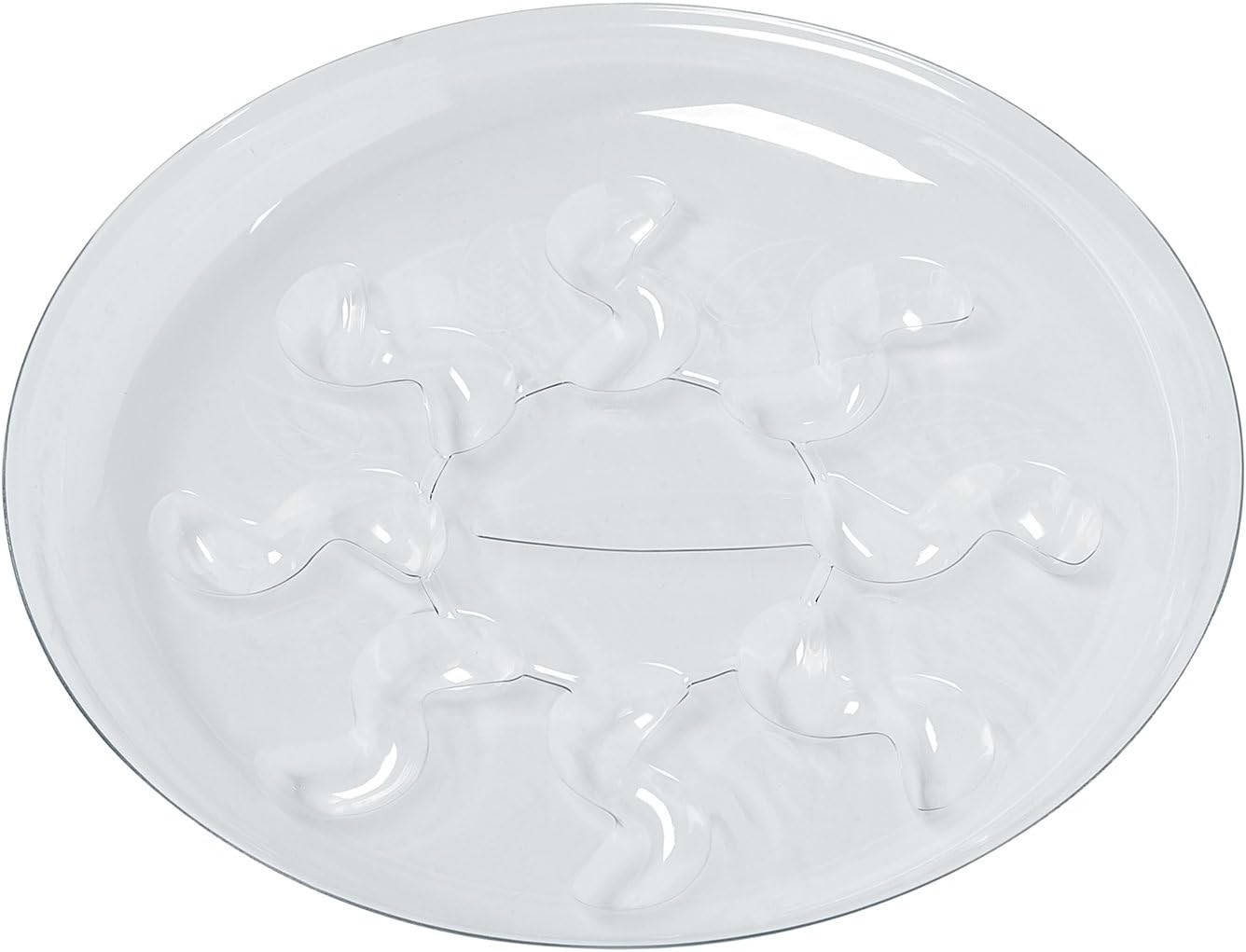 Idyllize 5 Pieces of 10 inch Clear Thick Plastic Heavy Duty Sturdy Plant Saucer Drip Trays for pots : Garden & Outdoor