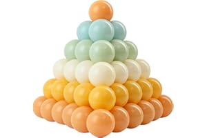FHRILEK Ball Pit Balls-Star Ball Pit Balls for Kids,Plastic Balls for Ball Pit, Crush Proof Play Balls BPA Free Non-Toxi
