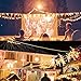 YQL Outdoor Lights Hanging Kit,Globe String Lights Suspension Kit,82ft Black Vinyl-Coated 304 Stainless Steel Cable,String Light Guide Wire,Turnbuckle Wire Rope Tension with Hooks