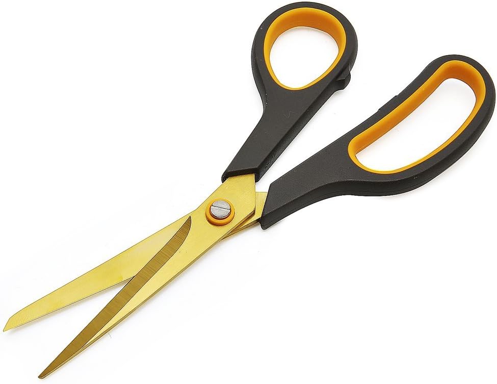 CCR Scissors 8 Inch Soft Comfort-Grip Handles Sharp Titanium Blades, 4-Pack : Office Products