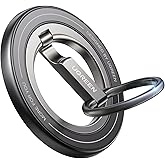 UGREEN Soporte Magnético para Celular con Anillo, Magnético de Doble Cara, Rotación de 360° Magnetico Holder Compatible con T