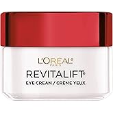 L'Oreal Paris Skincare Revitalift Anti-Wrinkle and Firming Eye Cream with Pro Retinol, Treatment to Reduce Dark Circles, Fragrance Free, 0.5 oz.