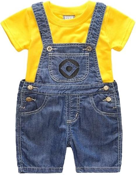 Amazon ミニオン 風 子供 ミニオンズ Tシャツ セット コスプレ 男の子 女の子 キッズ 衣装 ハロウィン 仮装 Mk 54 110 キッズコスチューム おもちゃ