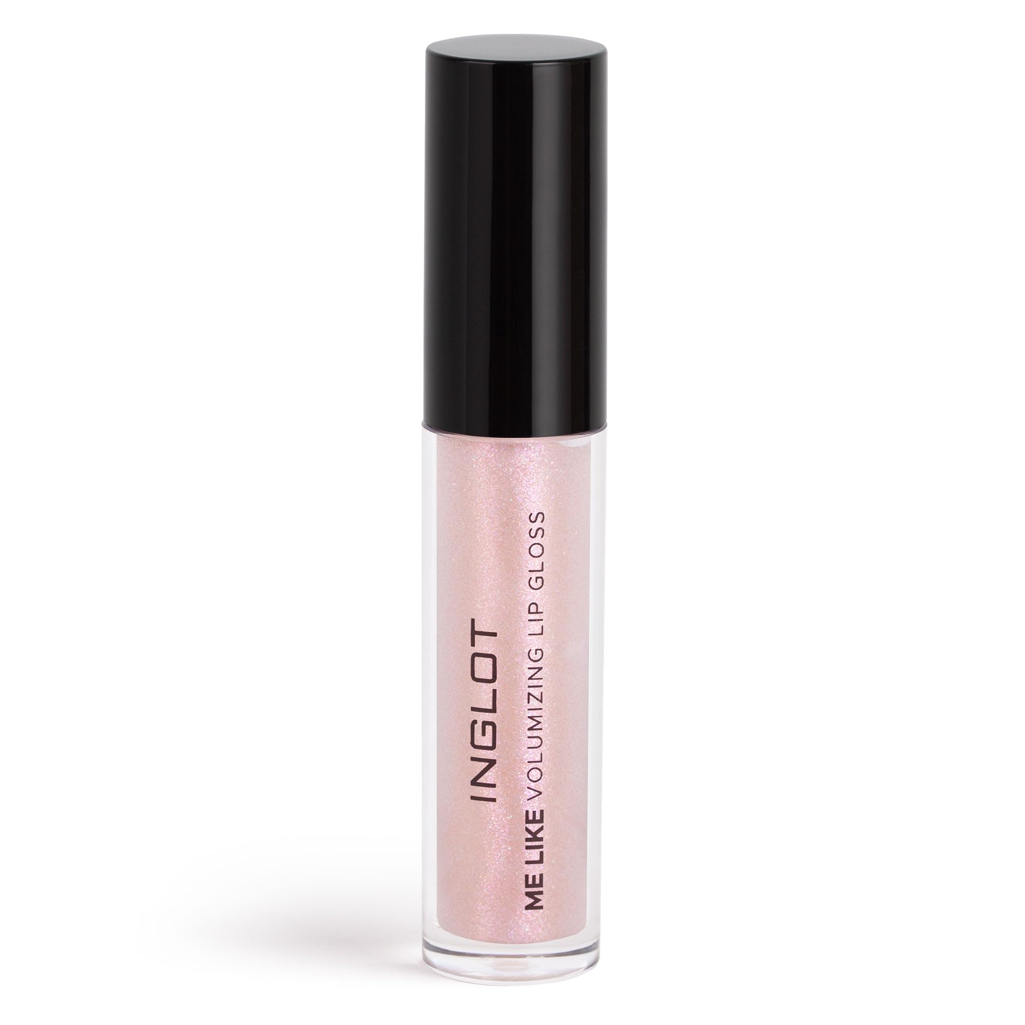 Inglot Me Like Lip Gloss for Full Lips Volumising Lip Gloss, Shiny Booster Lipstick Glitter Semi-Transparent Shimmer 5.5 ml : 51