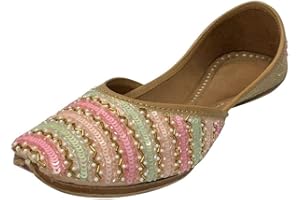 Step n Style Ladies Multi Punjabi Jutti Ethnic Mojari Handmade Rajasthani Indain Shoes Jooti