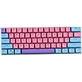 CORN 61 Key Layout OEM Profile PBT Thick Keycaps For 60 Mechanical Keyboard For Rk61 Ganss Alt61 Ikbc Poker Anne Pro Gh60 Iqunix F60 Purple Indigo