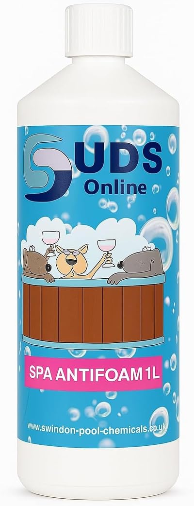 SUDS-ONLINE 1 Litre No Foam Away Anti Foam Spa Foam Control
