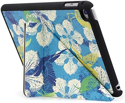 Vicoo iPad Mini 4 Origami Case..Super Slim Fit Folio Perfectly Fine Origami Cover with Rubberized&amp;Upholstered Back and Smart Feature (Built-in magnet for sleep / wake feature). - Prasinous