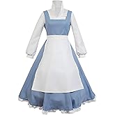 Lofeery Women Costume Dress Cosplay Maid Outfit Princess Gown Suit Halloween Party Dress Up