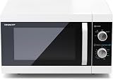 Sharp YC-MS31U-W 23L 900W Microwave 5 Power Levels Defrost Mechanical view 2