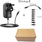 SZZKtech 9V AC DC Power Adapter 8 Plug Tips Polarity Changeable 1A 2A 230V to 9V view 10