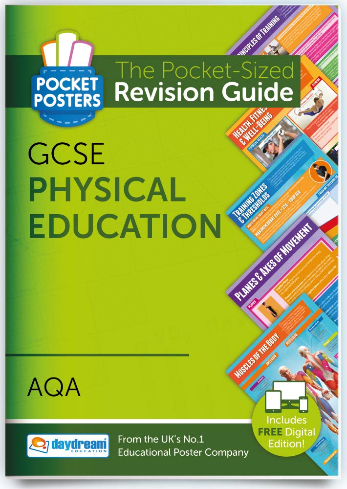 Daydream Education AQA GCSE PE, The Pocket-Sized Physical Education Revision Guide, FREE Digital Edition for Computers, Phones and Tablets with Over 1, 000 Assessment Questions! - for 2026-2027 exams