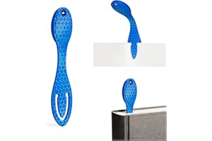 GIFTS FOR READERS & WRITERS Flexilight Reading Light | 2 in 1 Bookmark Book Light | LED Clip On Reading Lamp | Children and Adult Book Torch for Reading in Bed | Book Accessories | Gift Idea for Readers, Book Lovers (Blue)