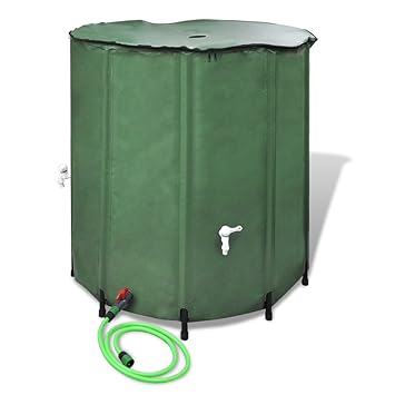 vidaXL Regentonne Regenwassertank Wassertank Regenwasserfass Zisterne Tank 750L