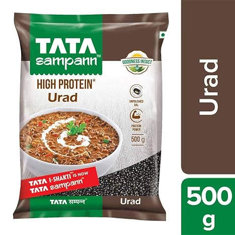 Tata Sampann Urad Kali, 500g