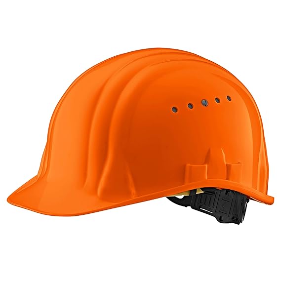 EU Schutz - Arbeitshelm - BAU Schutzhelm - Einstellbarer Bauhelm mit 6