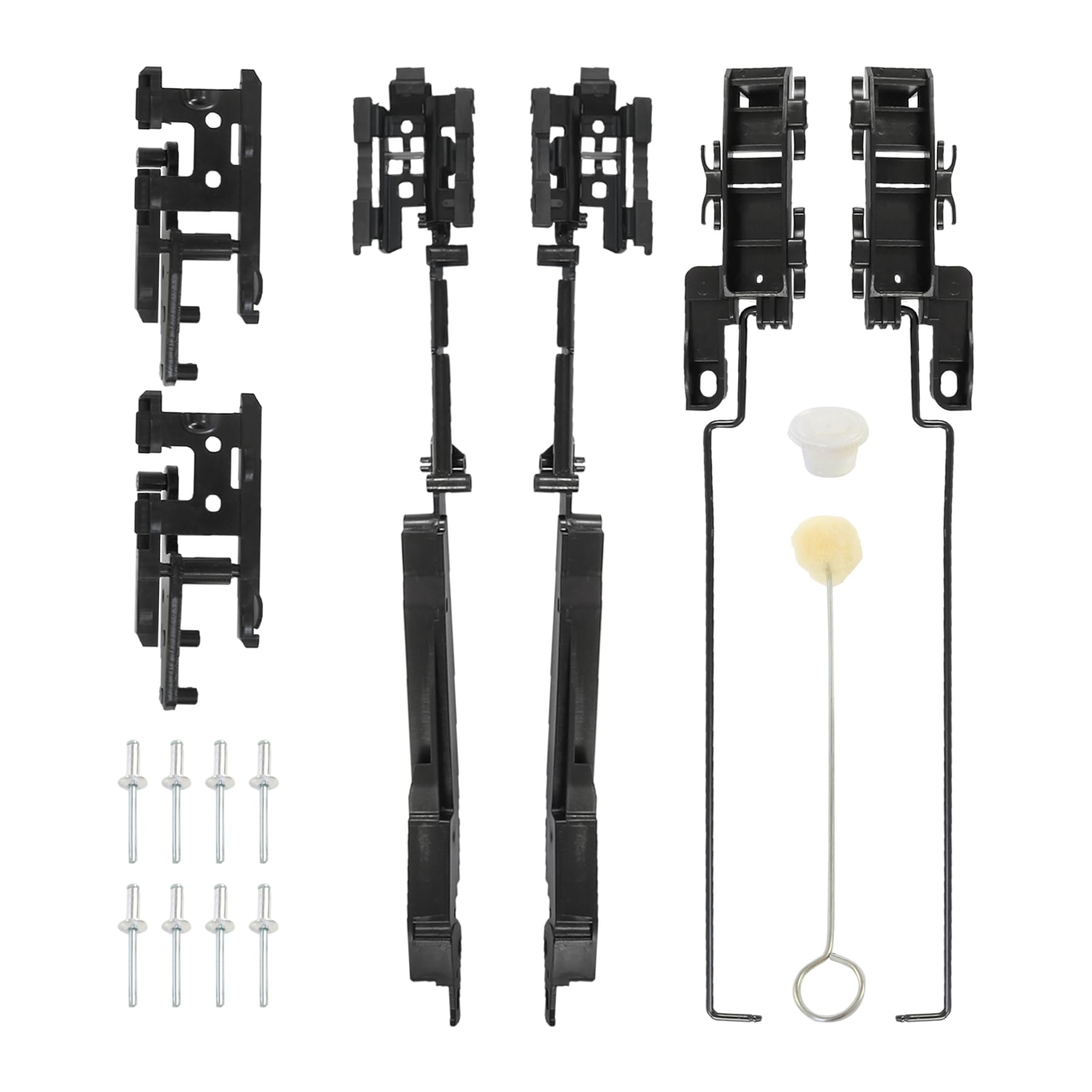 Photo 1 of CARMOCAR Sunroof Track Assembly Repair Kit Replacement for Ford F150 F250 F350 F450 2000-2016,Ford Expedition 2000-2017,Lincoln Navigator 2000-2017,Lincoln Mark LT 2006-2008 02ESR1201ABK