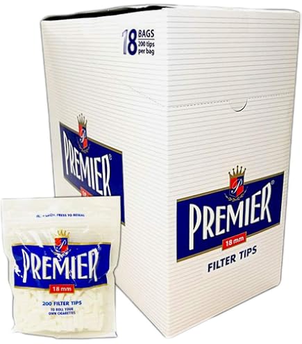 cigarette filter tips amazon Amazon.com: Premier Premium Filter Tips - 18mm