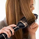 Torchtree Hair Dryer Hot Air Brush 4 in 1 Ionic Styler Straightener Curler Gold view 6